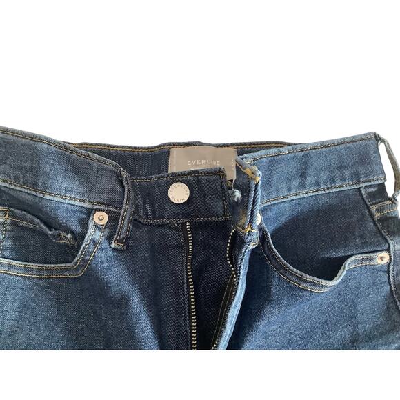 NWOT Everlane Way High Skinny Jean Women’s 26 Ankle Dark Blue Trendy Organic R - Picture 9 of 12